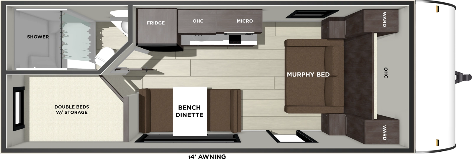 Salem Fsx 179DBK Floorplan